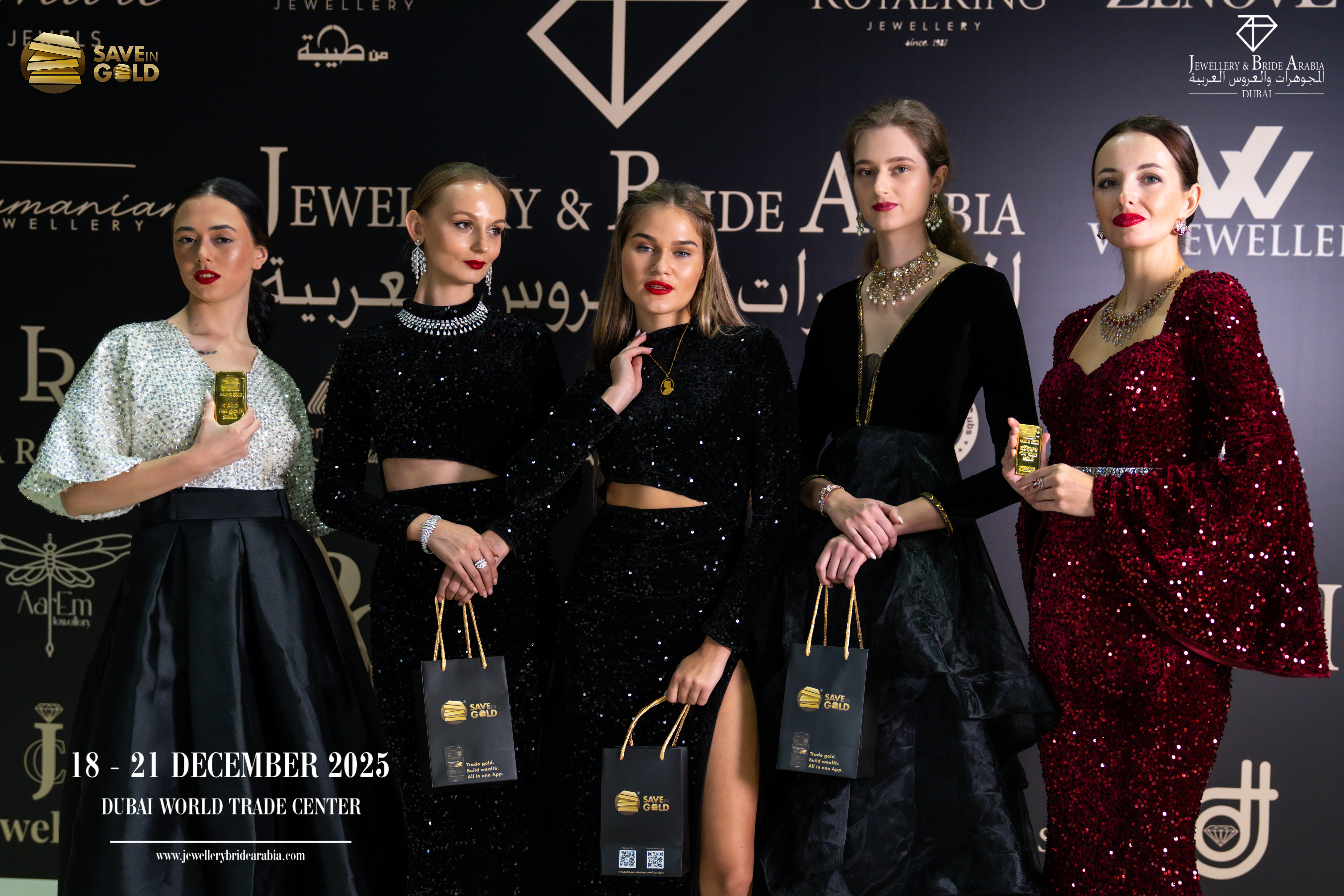 Save In Gold Showcases Its Presence at Jewellery & Bride Arabia 2025